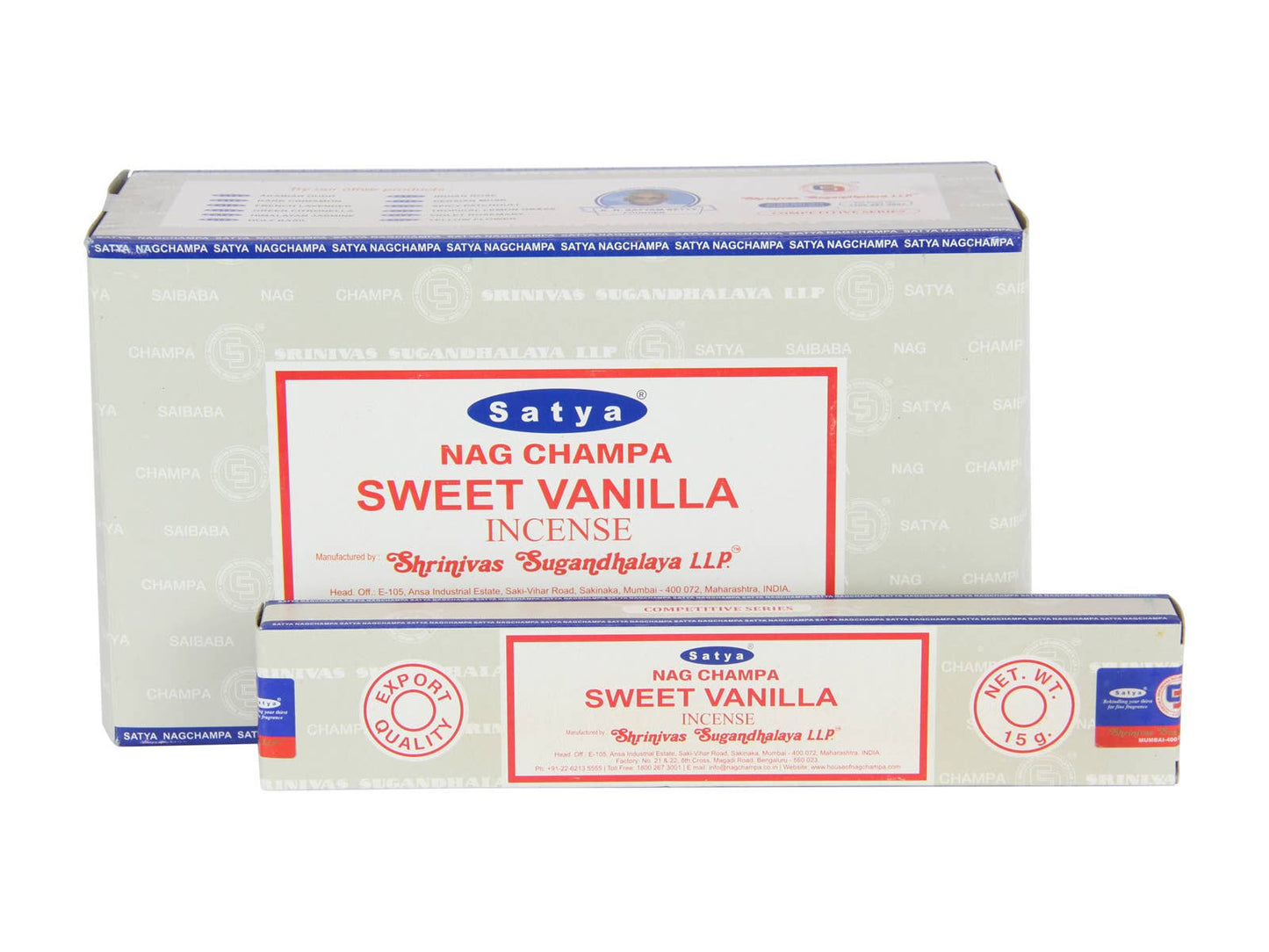 Satya "Sweet Vanilla" Incense 15grams