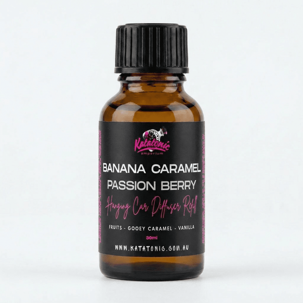 Banana Caramel Passion Berry Hanging Car Diffuser Refill by Katatonic