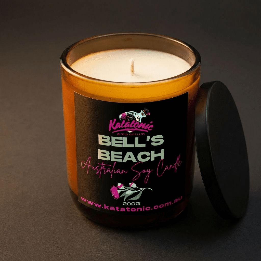 Bell's Beach Soy Candle Amber 200gm by Katatonic