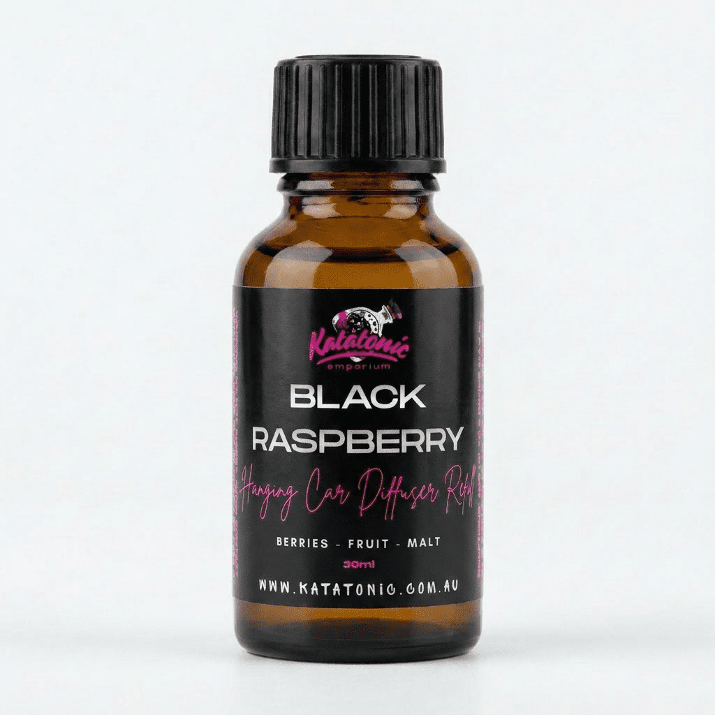 Black Raspberry Hanging Car Diffuser Refill by Katatonic