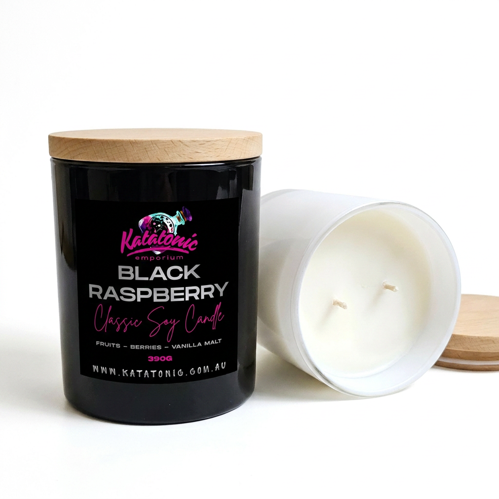 Black Raspberry Soy Candle Black XL 2 Wicks