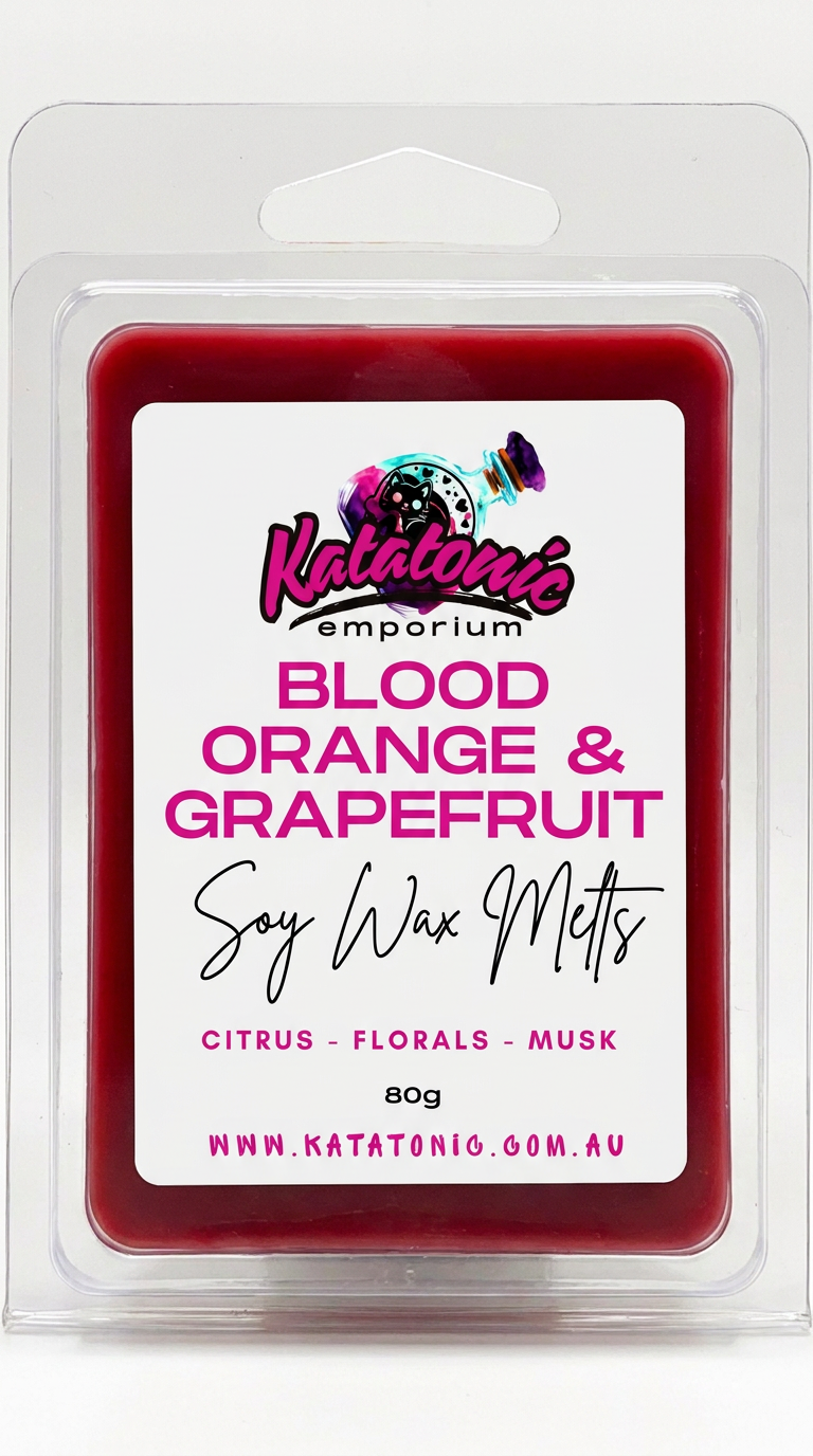 Blood Orange & Grapefruit Soy Wax Melts Clam Shell