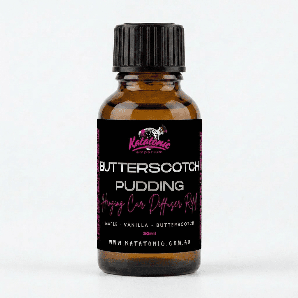 Butterscotch Pudding Hanging Car Diffuser Refill by Katatonic