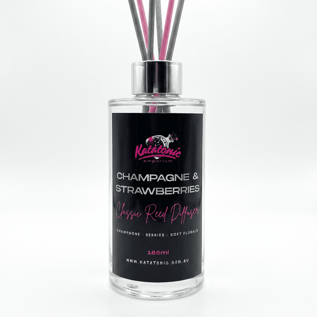Champagne & Strawberries Reed Diffuser Tall 185ml