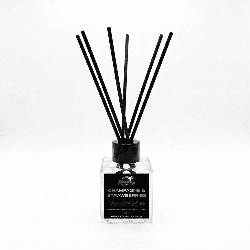 Champagne & Strawberries Reed Diffuser Square 140ml