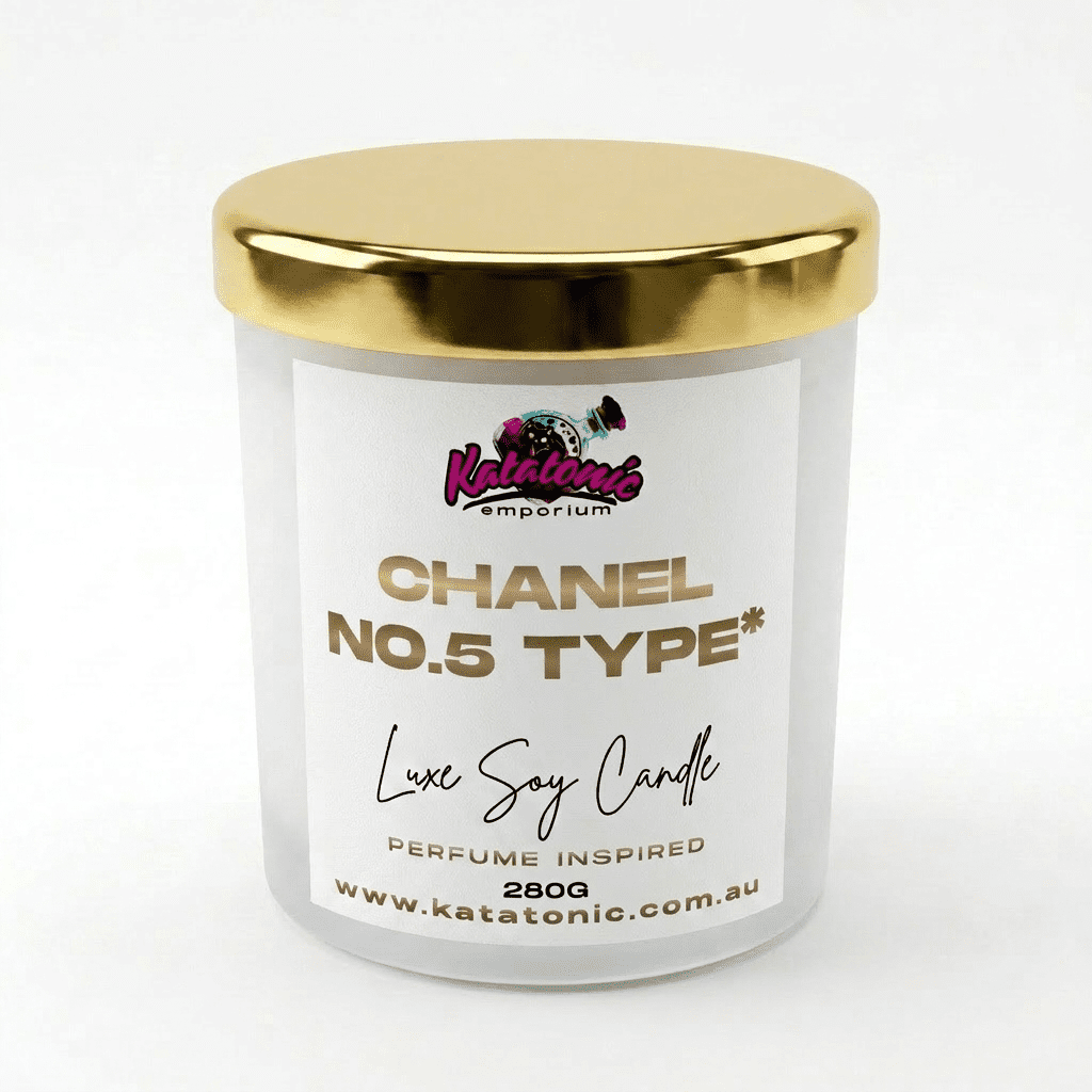 Chanel no.5 Type Soy Candle Luxe Large by Katatonic