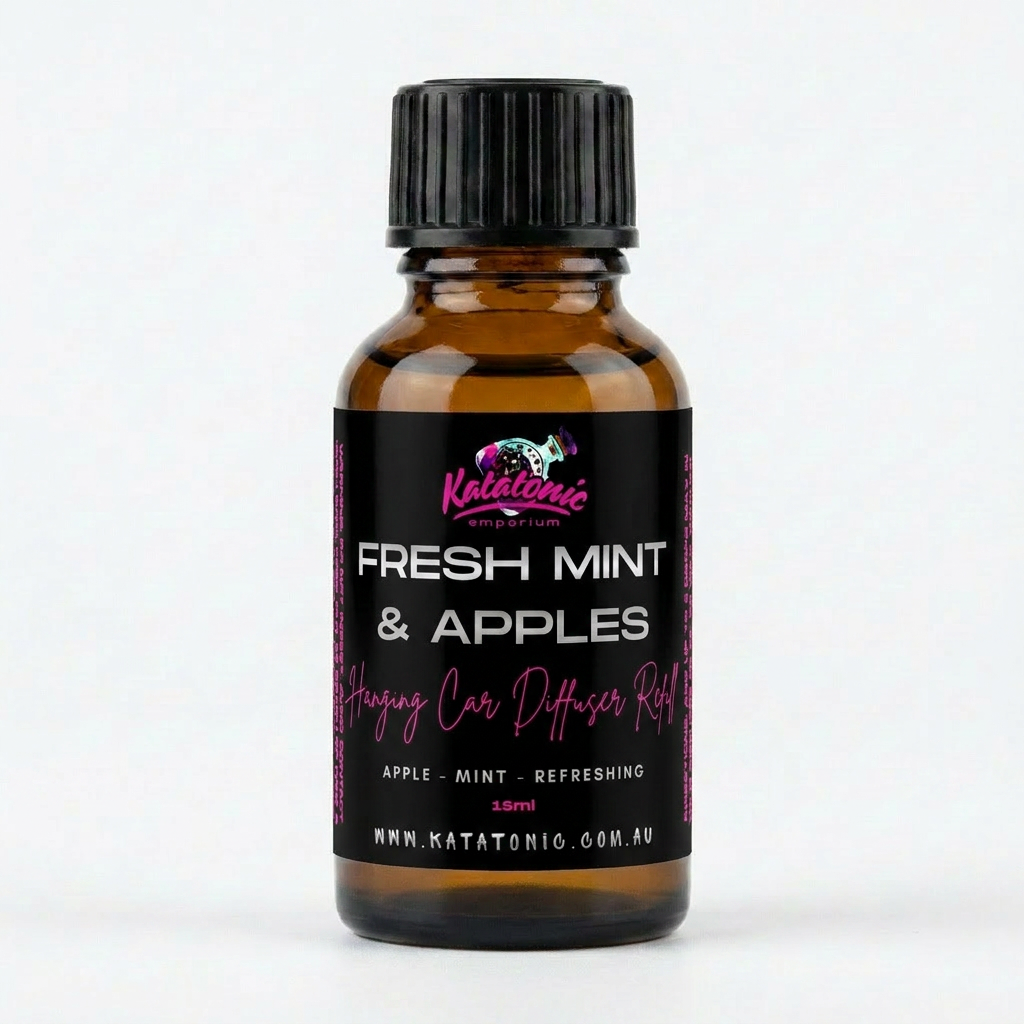 Fresh Mint and Apple Hanging Car Diffuser Refill
