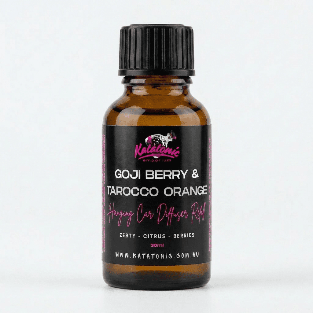 Goji Berry and Tarocco Orange Hanging Car Diffuser Refill by Katatonic