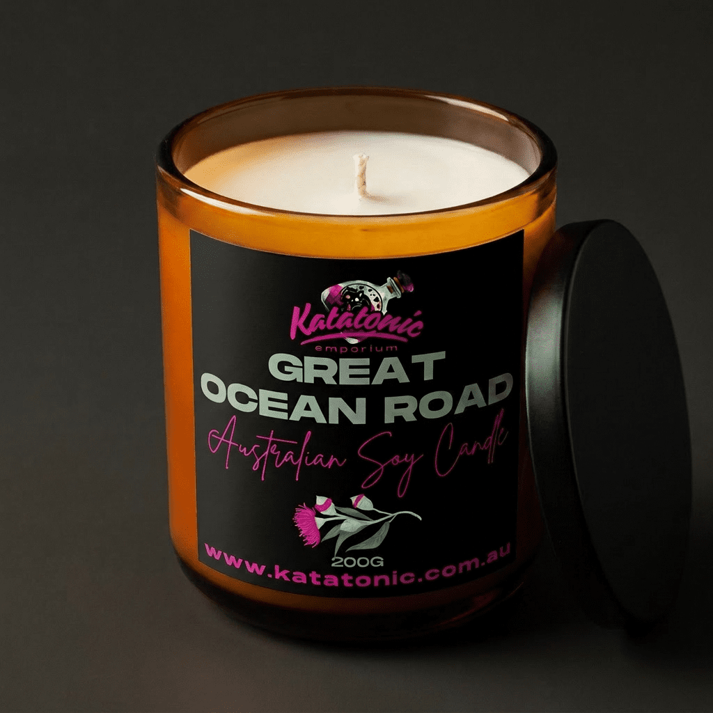 Great Ocean Road Soy Candle Amber 200G by Katatonic