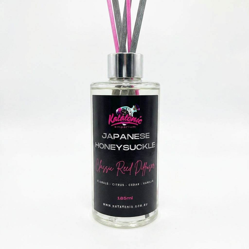 Japanese Honeysuckle Reed Diffuser Tall 185ml