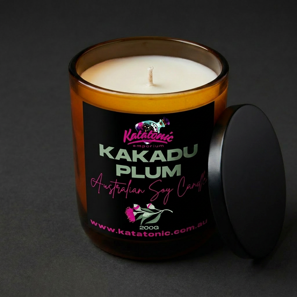Kakadu Plum Soy Candle Amber 200g