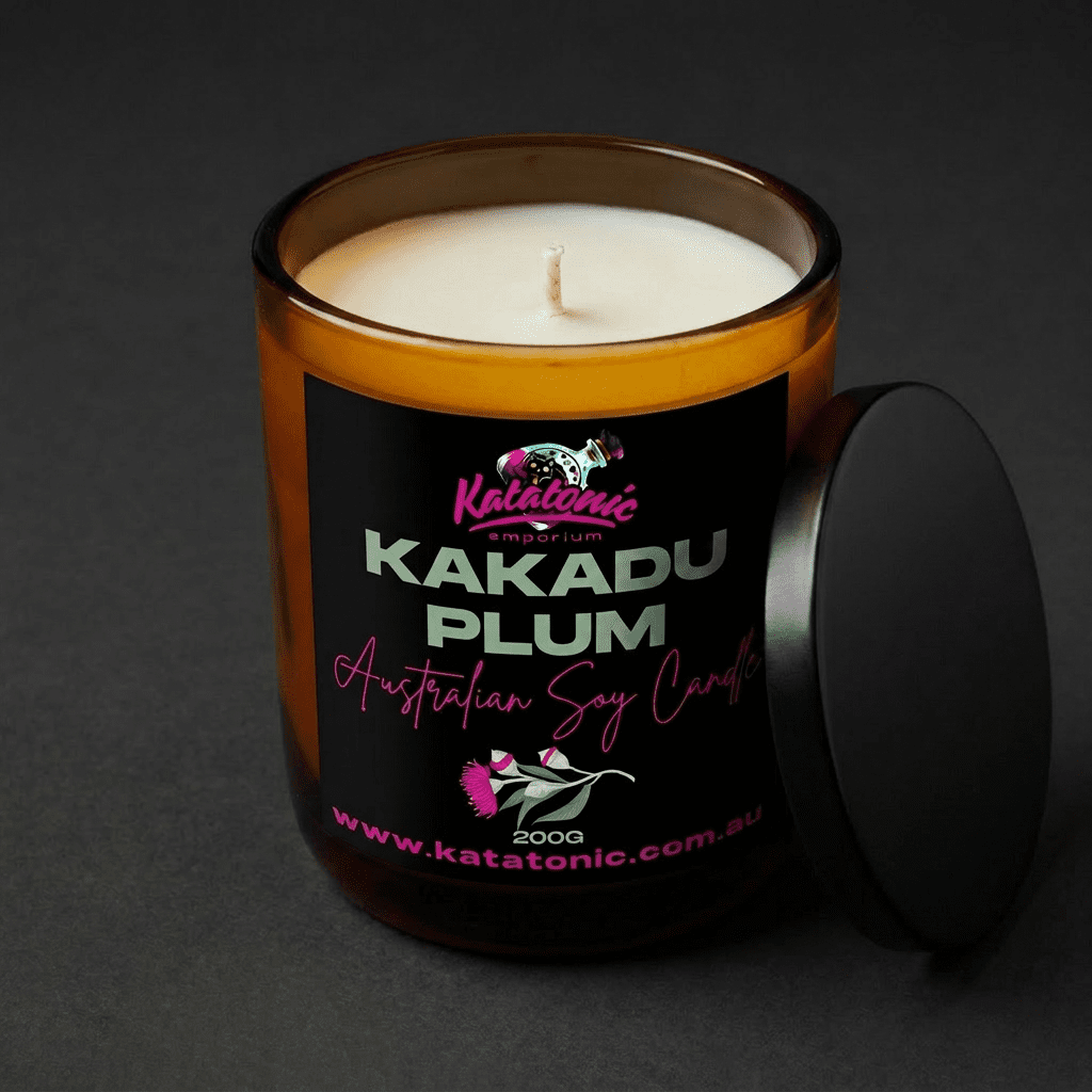 Kakadu Plum Soy Candle Amber 200gm by Katatonic