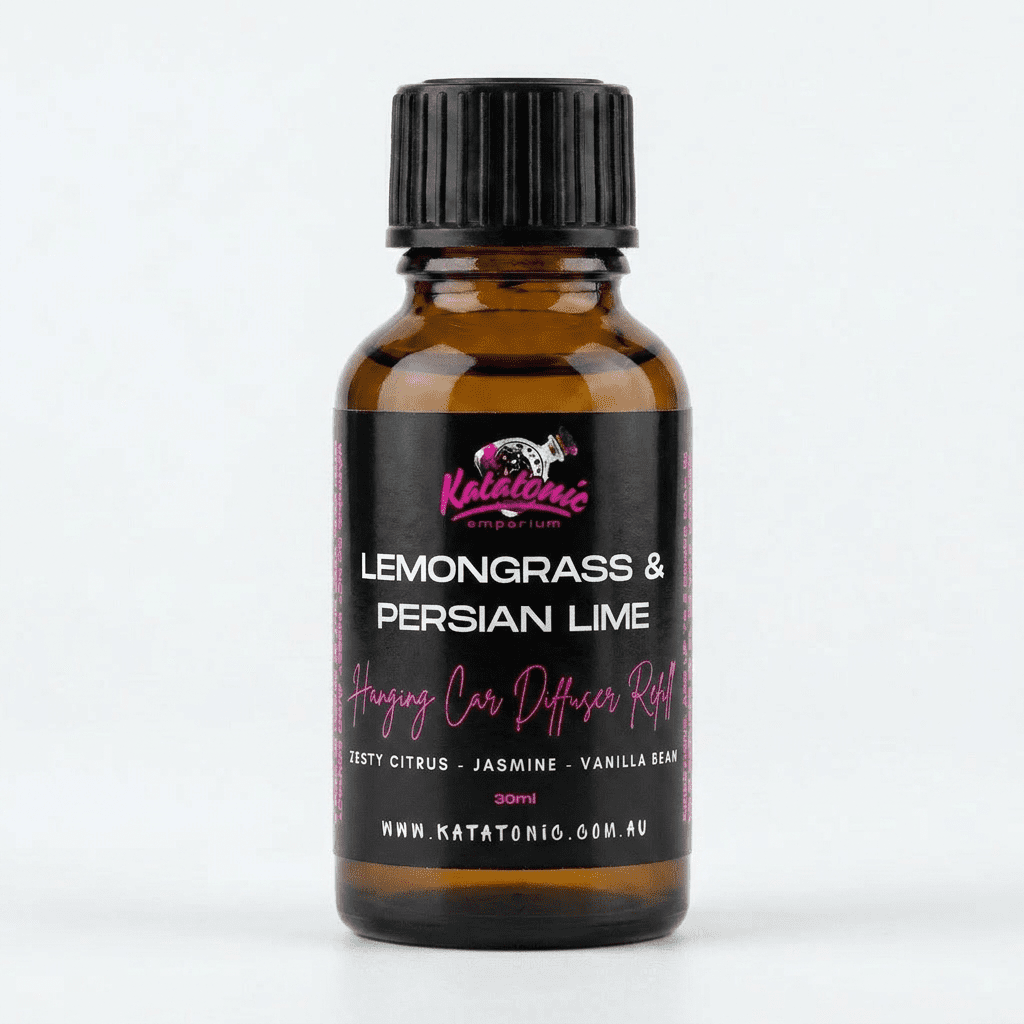 Lemongrass & Persian Lime Hanging Car Diffuser Refill by Katatonic