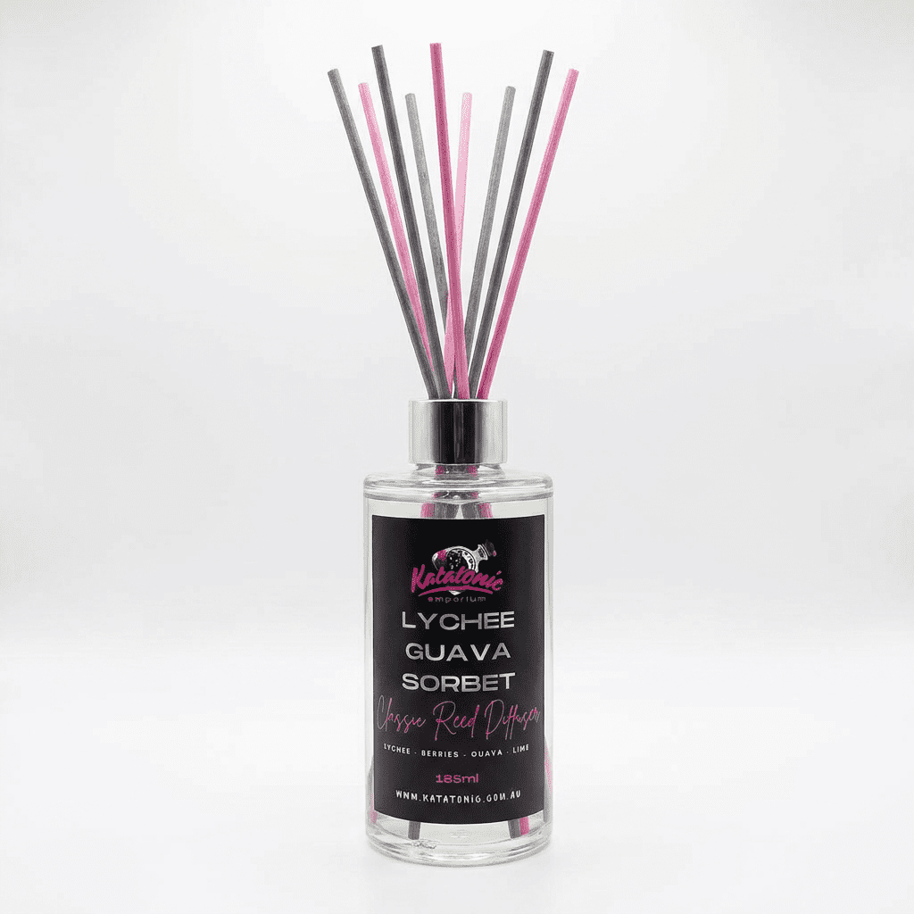 Lychee Guava Sorbet Reed Diffuser Tall 185ml