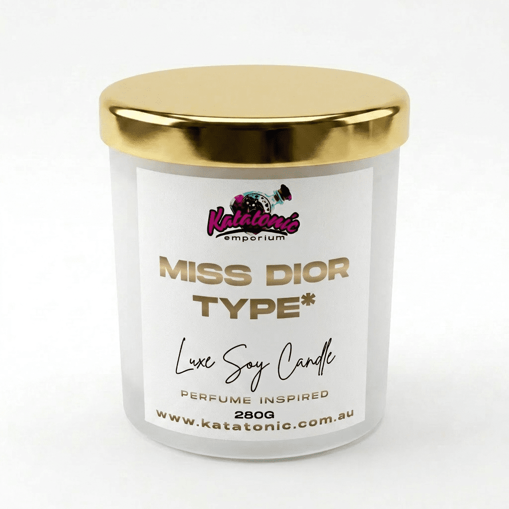 Miss Dior Type Soy Candle Luxe Large by Katatonic