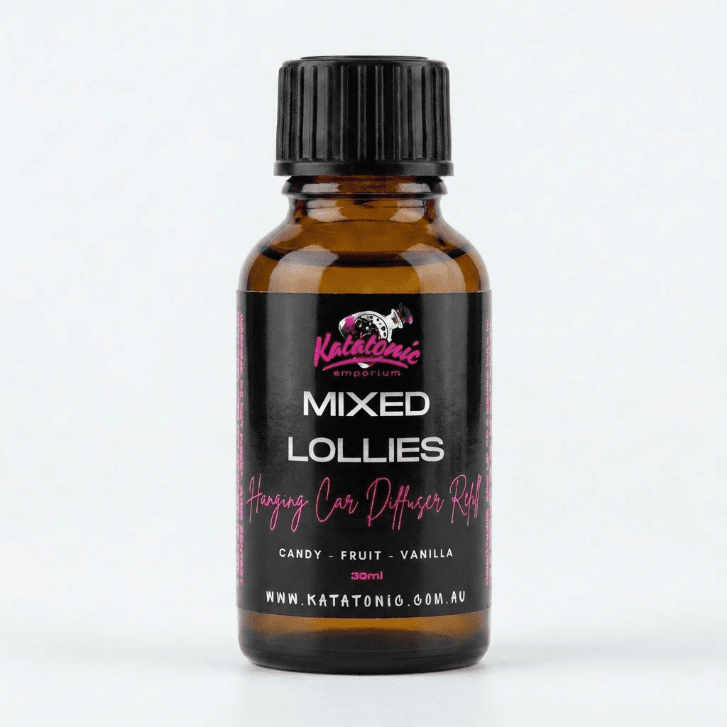 Mixed Lollies Hanging Car Diffuser Refill by Katatonic