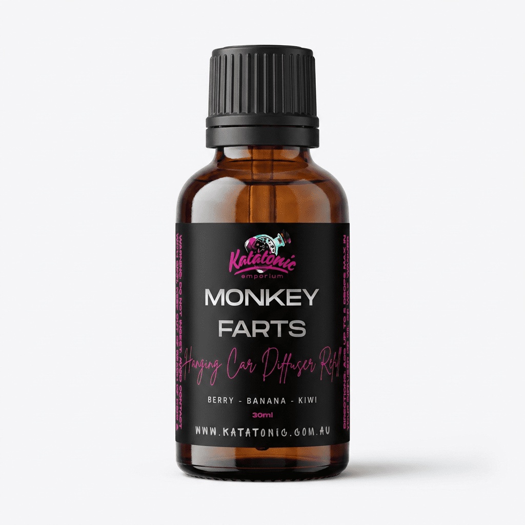Monkey Farts Hanging Car Diffuser Refill by Katatonic