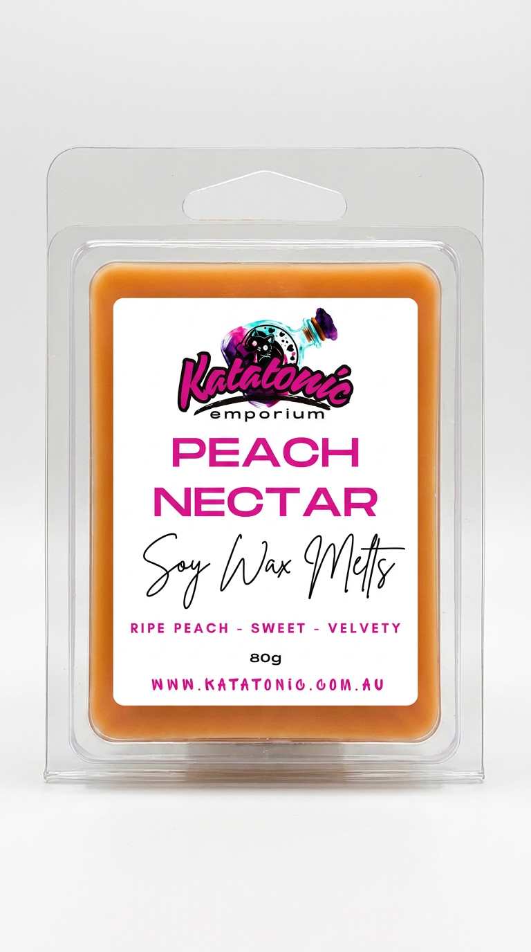 Peach Nectar Soy Wax Melts Clam Shell