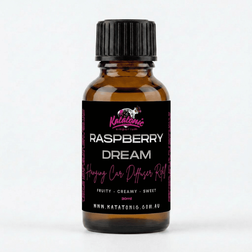 Raspberry Dream Hanging Car Diffuser Refill by Katatonic