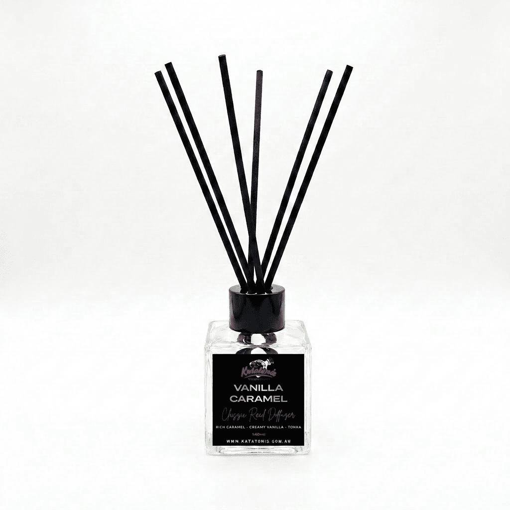 Vanilla Caramel Reed Diffuser Square 140ml