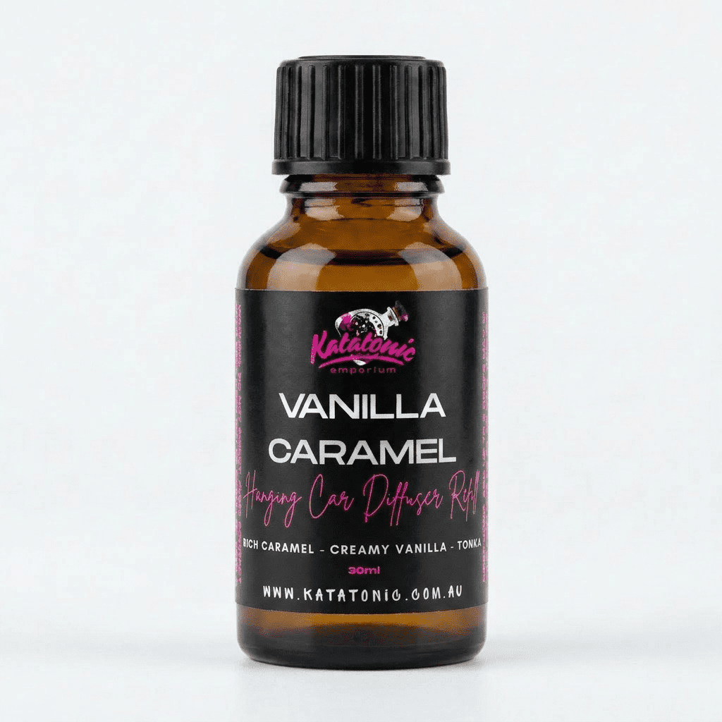 Vanilla Caramel Hanging Car Diffuser Refill by Katatonic