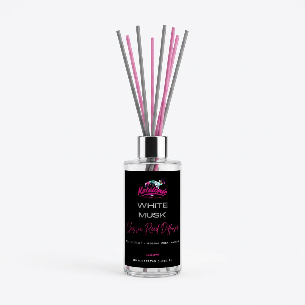 White Musk Reed Diffuser Tall 185ml