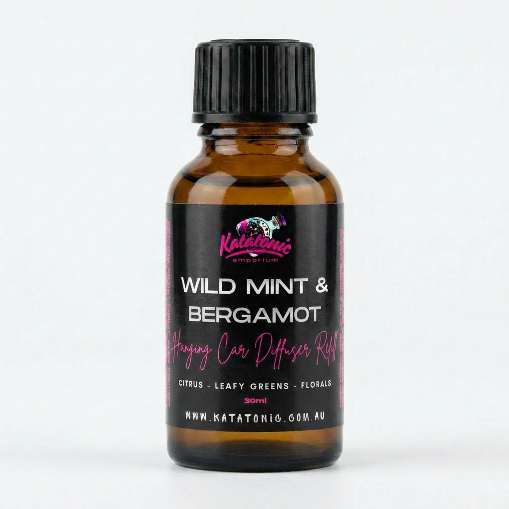 Wild Mint and Bergamot Hanging Car Diffuser Refill