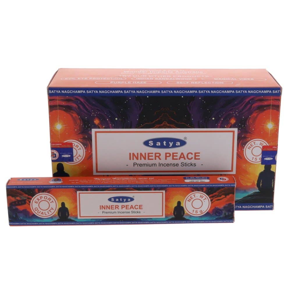 Inner Peace Incense 15gms Sticks Satya Mumbai