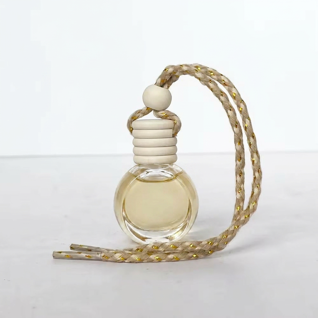 Champagne and Strawberries Round Hanging Car Diffuser