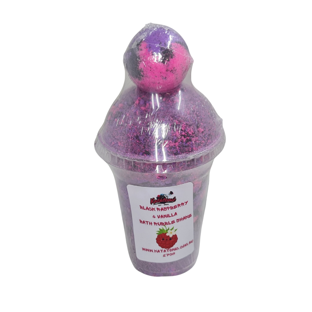 BLACK RASPBERRY AND VANILLA BATH RUBBLE SHAKE
