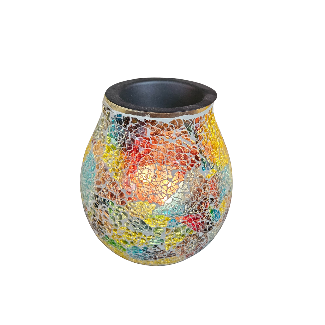 RAINBOW MOSAIC HEATPLATE WAX WARMER