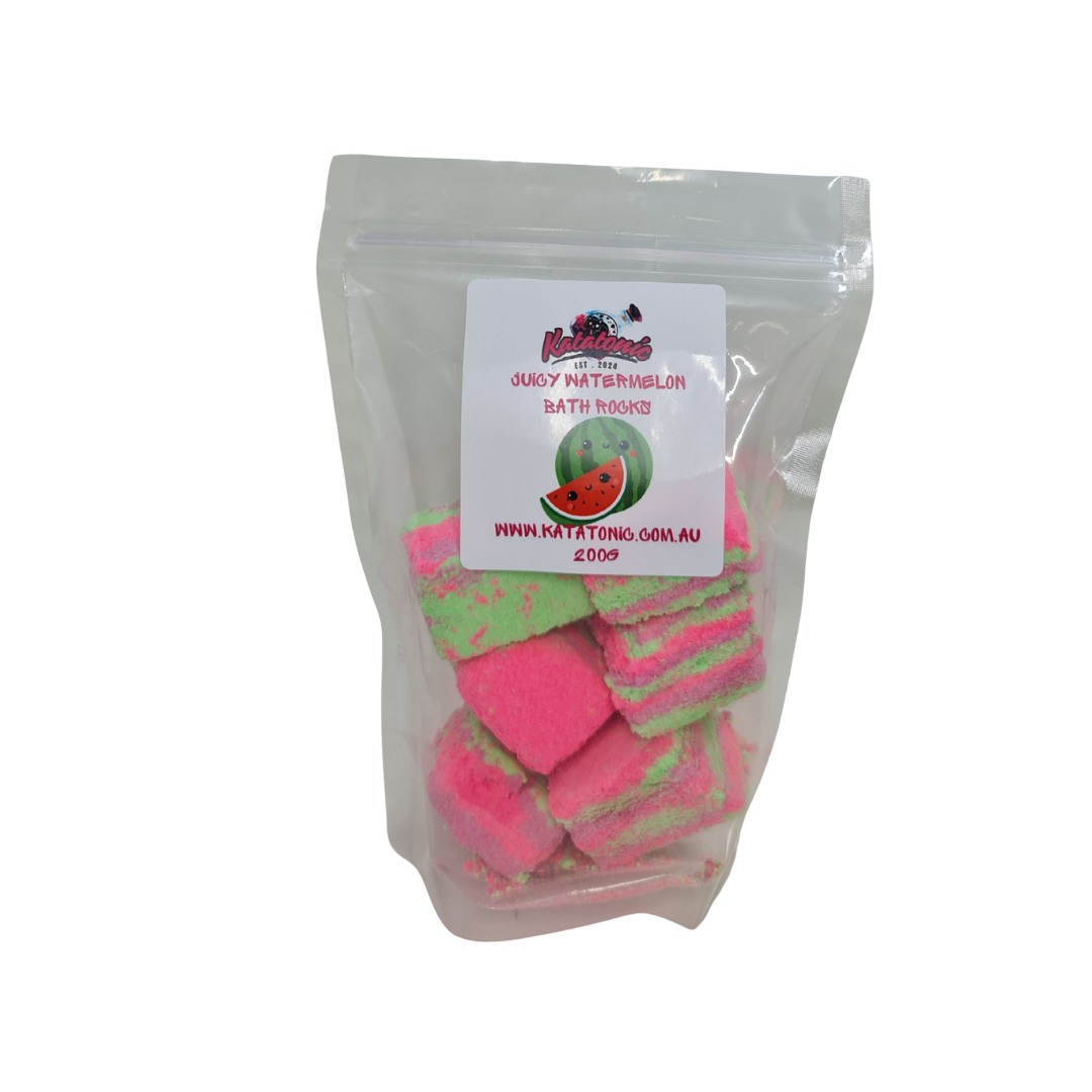 JUICY WATERMELON BATH ROCKS