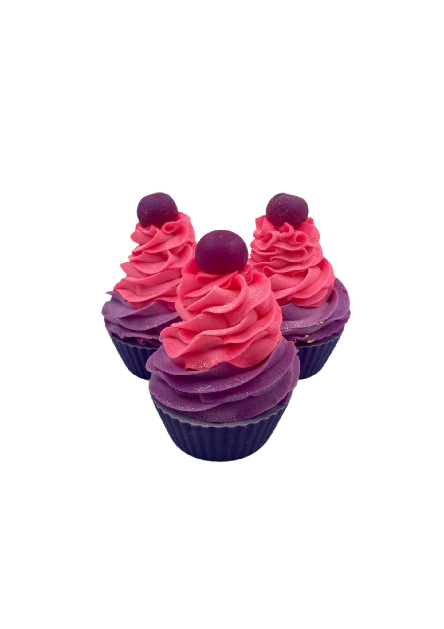 BLACK RASPBERRY AND VANILLA CUPCAKE ARTISAN SOAP
