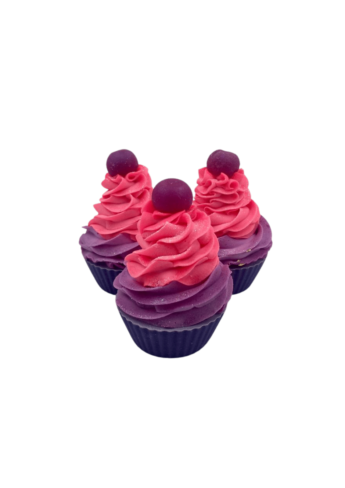 BLACK RASPBERRY AND VANILLA CUPCAKE ARTISAN SOAP