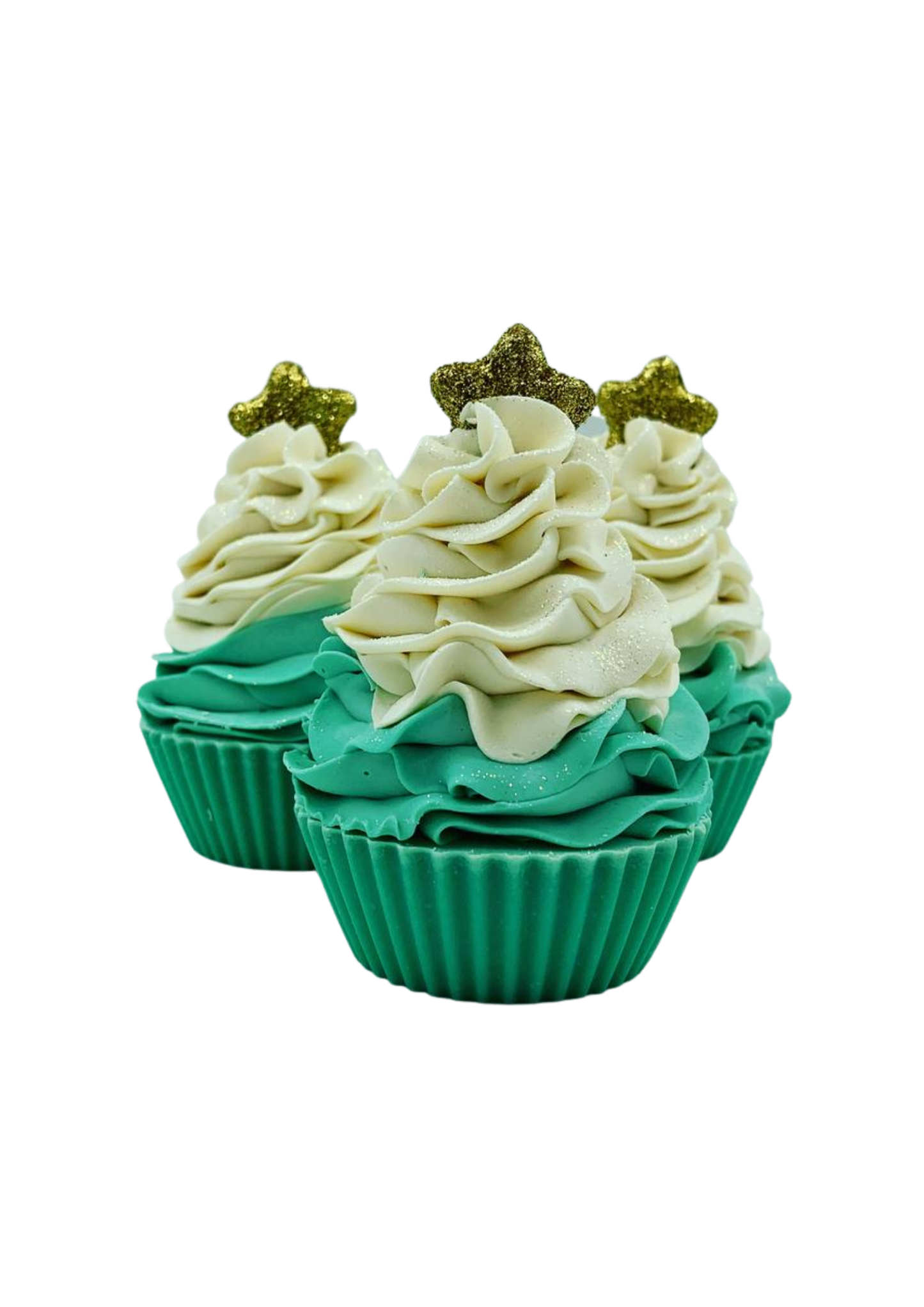 WHITE CHRISTMAS CUPCAKE ARTISAN SOAP