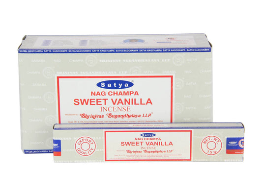 Satya "Sweet Vanilla" Incense 15grams