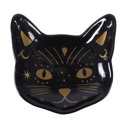 Magick Black Cat Face Trinket Dish - product image 2