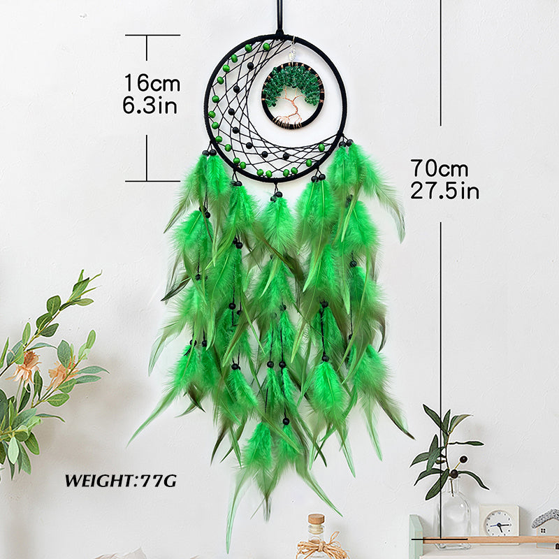Enchanted Crystal Tree of Life Dreamcatcher