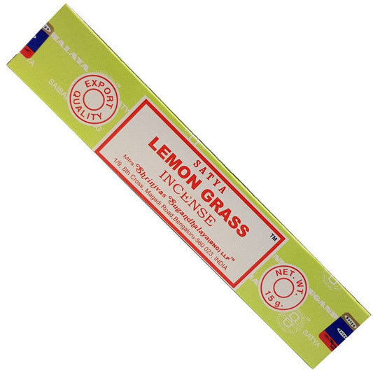 Lemongrass Incense 15gms Sticks Satya (BNG)