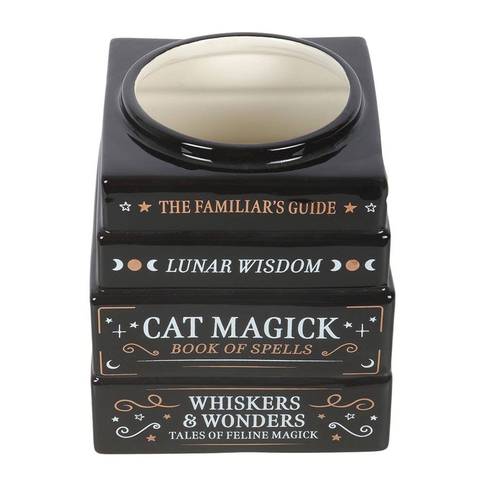 Black Cat Magick Book Stack Vase - product image 4