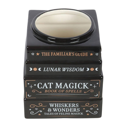 Black Cat Magick Book Stack Vase - product image 4