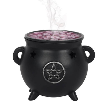 Pentagram Cauldron Incense Cone Holder by Katatonic