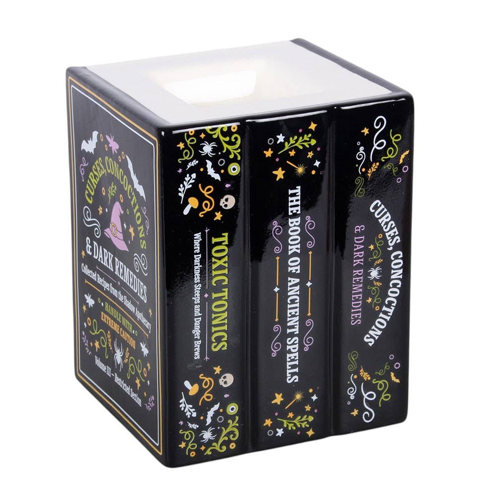 Witch's Apothecary Book Shaped Oil Burner - product image 2