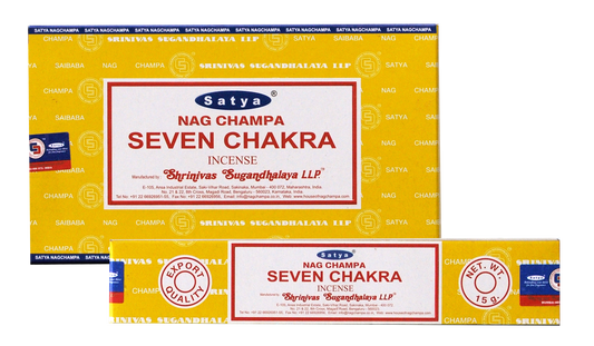 Satya "Seven Chakra" Incense 15grams