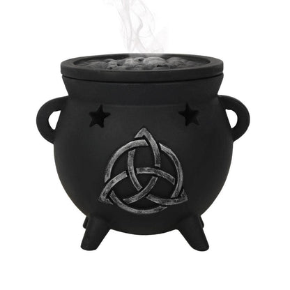 Triquetra Cauldron Incense Cone Holder by Katatonic