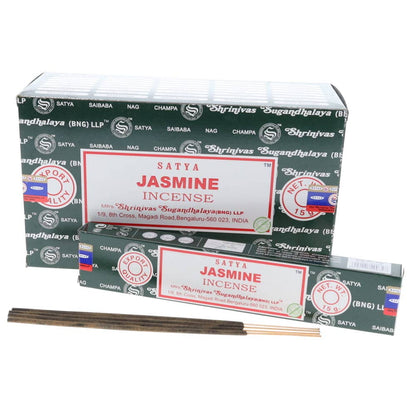 Jasmine Incense 15gms Sticks Satya (BNG)