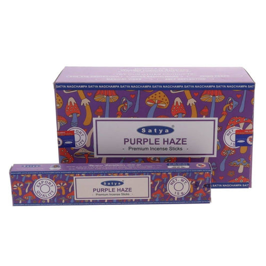 Purple Haze Incense 15gms Sticks Satya Mumbai