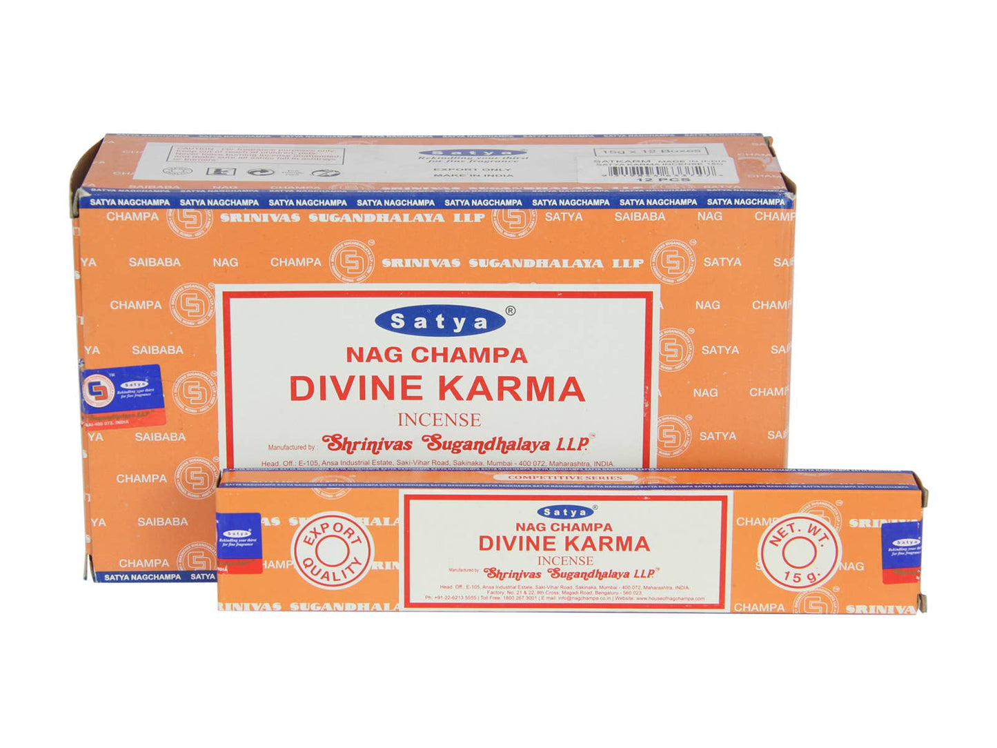 Satya "Divine Karma" Incense 15grams