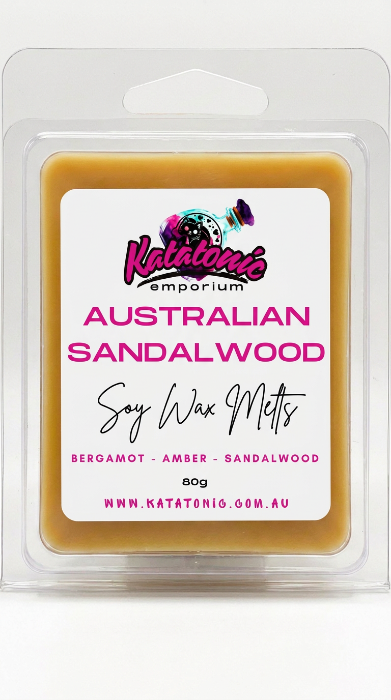 Australian Sandalwood Soy Wax Melts Clam Shell