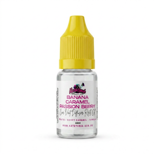 Banana Caramel Passion Berry Car Vent Diffuser Refill by Katatonic